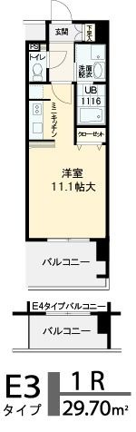 ビバーチェ鷺洲の間取り画像