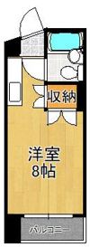 コーポラス中原の間取り画像