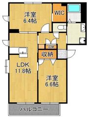 シャーメゾンJ・K B棟の間取り画像