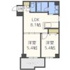 グランガーデン足代新町の間取り画像