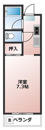 ウォンザハイムB棟の間取り画像