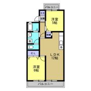 グランディール江坂 B棟の間取り画像