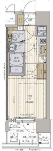 ファーストフィオーレ天王寺筆ヶ崎EYEの間取り画像