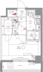 ユリカロゼAZ亀戸Ⅱの間取り画像