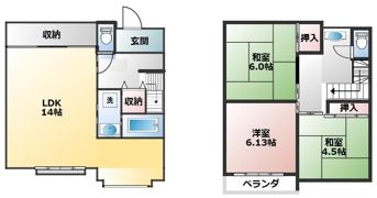 境之谷戸建ての間取り画像
