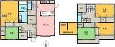 下之城一戸建の間取り画像