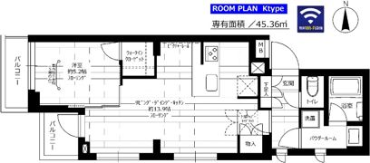 グランドコンシェルジュ馬込アジールコートの間取り画像