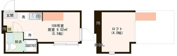 Hermitage東向島の間取り画像