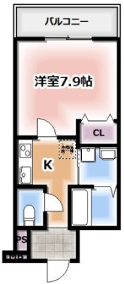 フジパレス滝井元町Ⅱ番館の間取り画像