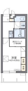 レオパレスウィンドヒルの間取り画像