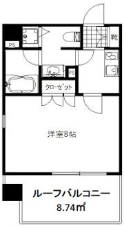 レアライズ浅草Ⅱの間取り画像