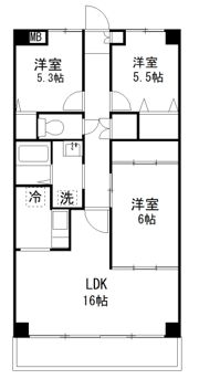 アクトヒルズ八千代Ⅱの間取り画像