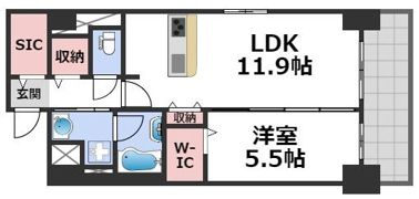 ステラ桜川の間取り画像