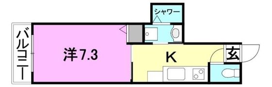 R2マンションの間取り画像