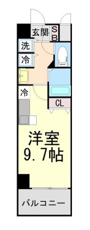 カスタリア三宮の間取り画像