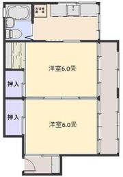ハイツマルヤの間取り画像