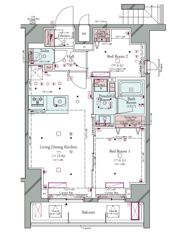 コンシェリア町屋の間取り画像
