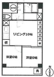 マンション旗の台の間取り画像