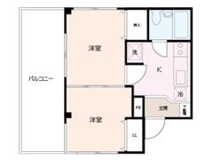 シーサイドハイツ町屋の間取り画像