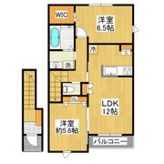 ブリージア研究学園A棟の間取り画像