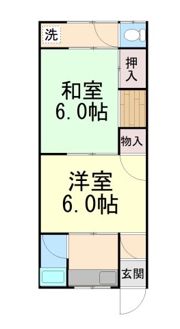 石野ハイツの間取り画像