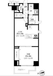 ハピネ蔵前鳥越の間取り画像