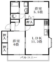 ビレッジ夢の間取り画像