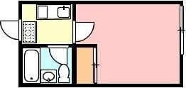 扇町マンションの間取り画像