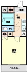 サウスコーポの間取り画像