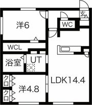エスタシオン千歳の間取り画像