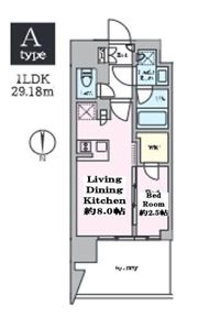 クレストコート東陽町の間取り画像