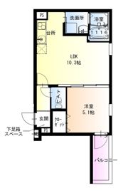 フジパレス十三イーストの間取り画像