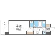セレニテ江坂ミラクの間取り画像