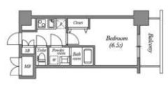 ワールドアイ難波City Gateの間取り画像