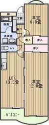 シャトー樹里の間取り画像