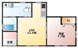 コーポひまわりの間取り画像