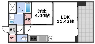 プレジオ城東の間取り画像
