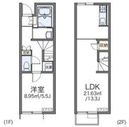 レオネクストクレール住吉Ⅱの間取り画像