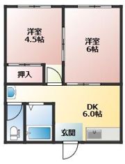 オーシャンハウスの間取り画像