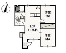 アロース牟佐の間取り画像