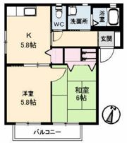 メゾン・ド・エスプリ A棟の間取り画像