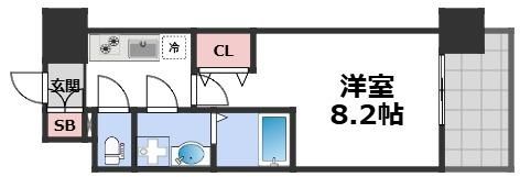 リヴェント玉造の間取り画像