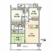 オーベルタワー川口コラージュの間取り画像