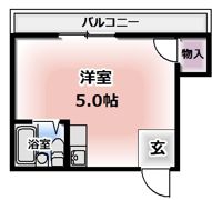 デイルーチェ北岸和田の間取り画像