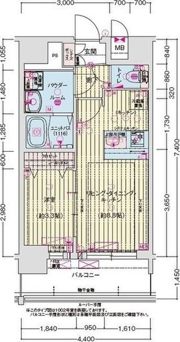 プレリス今池エルトリアの間取り画像