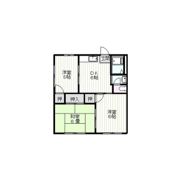 コーポ池の上 Bの間取り画像