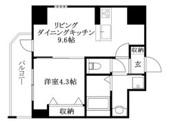 イルマーレ小坂の間取り画像