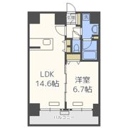 プレサンス立売堀パークシティの間取り画像