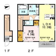 リエゾン シュシュの間取り画像