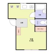 プラザ滝頭IIの間取り画像